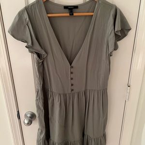 FOREVER 21 Olive Green Dress